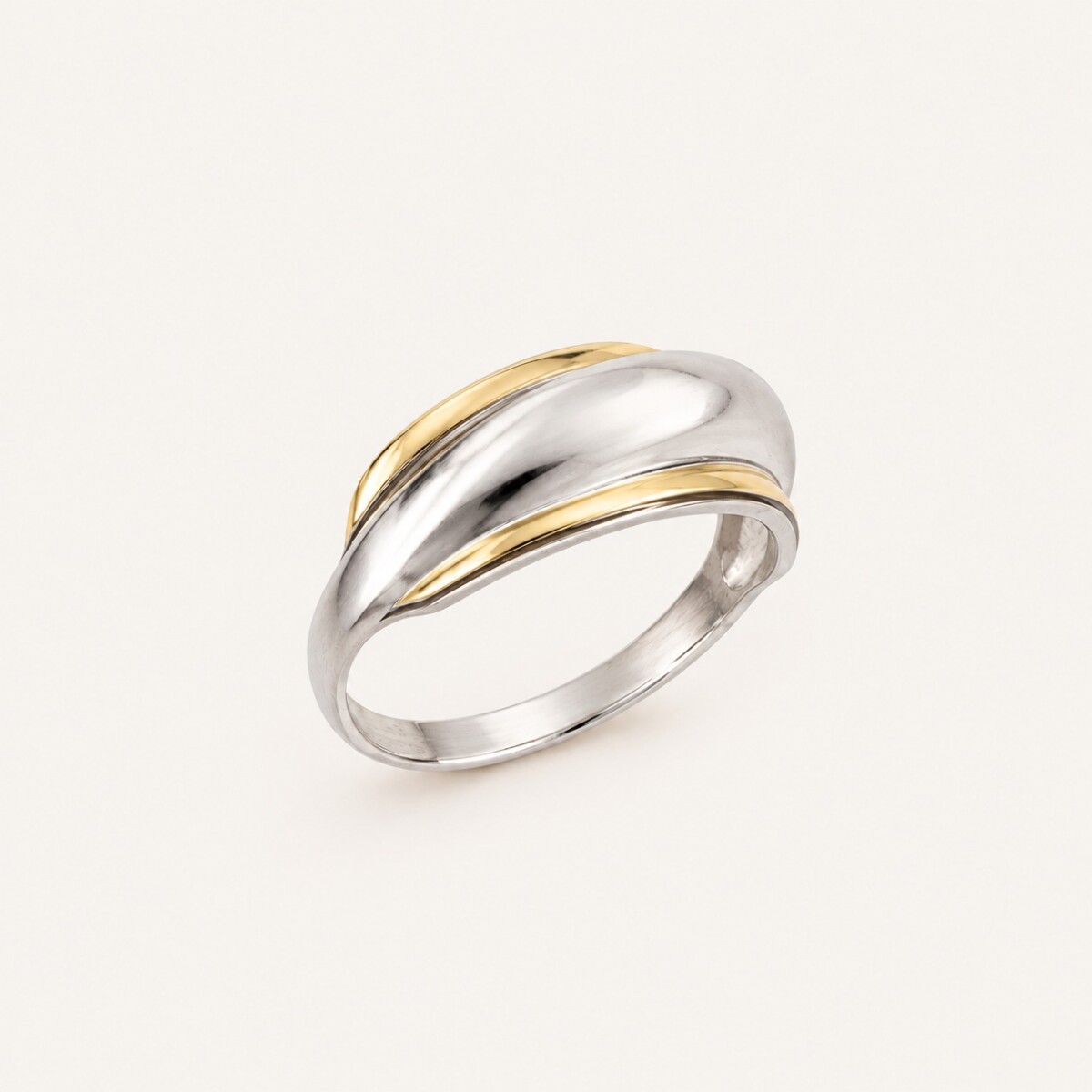 Anillo Odette - Plata y Oro 