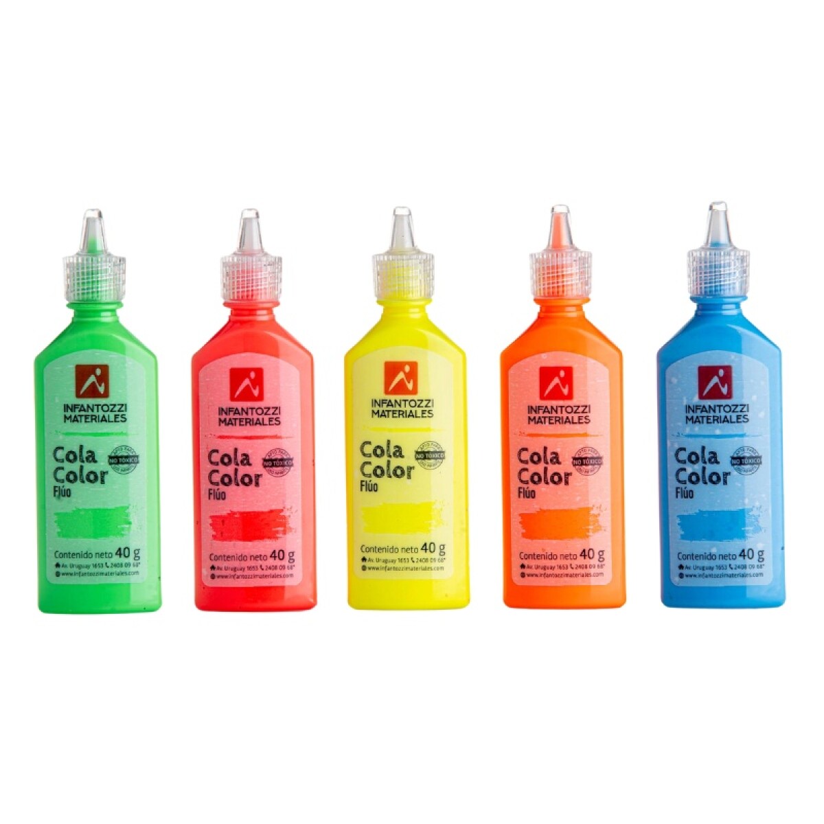 Cola color flúo - 40 g 