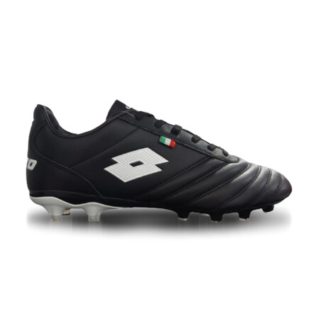 Championes Lotto Futbol de Cuero Black/White