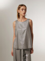 Musculosa Cariño Plateado