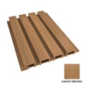 REVESTIMIENTO EXTERIOR WPC SANDY BROWN 2900x219x26mm Revestimiento Exterior Wpc Sandy Brown 2900x219x26mm