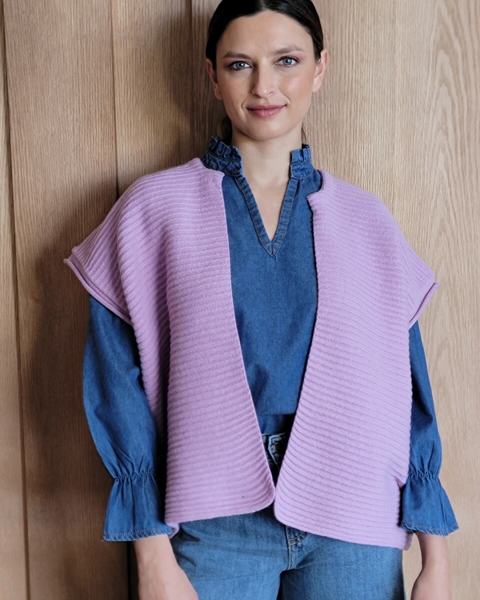 Chalecón Delfina Lambswool - Lila 