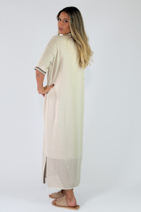 VESTIDO GRAVIOLA Crudo