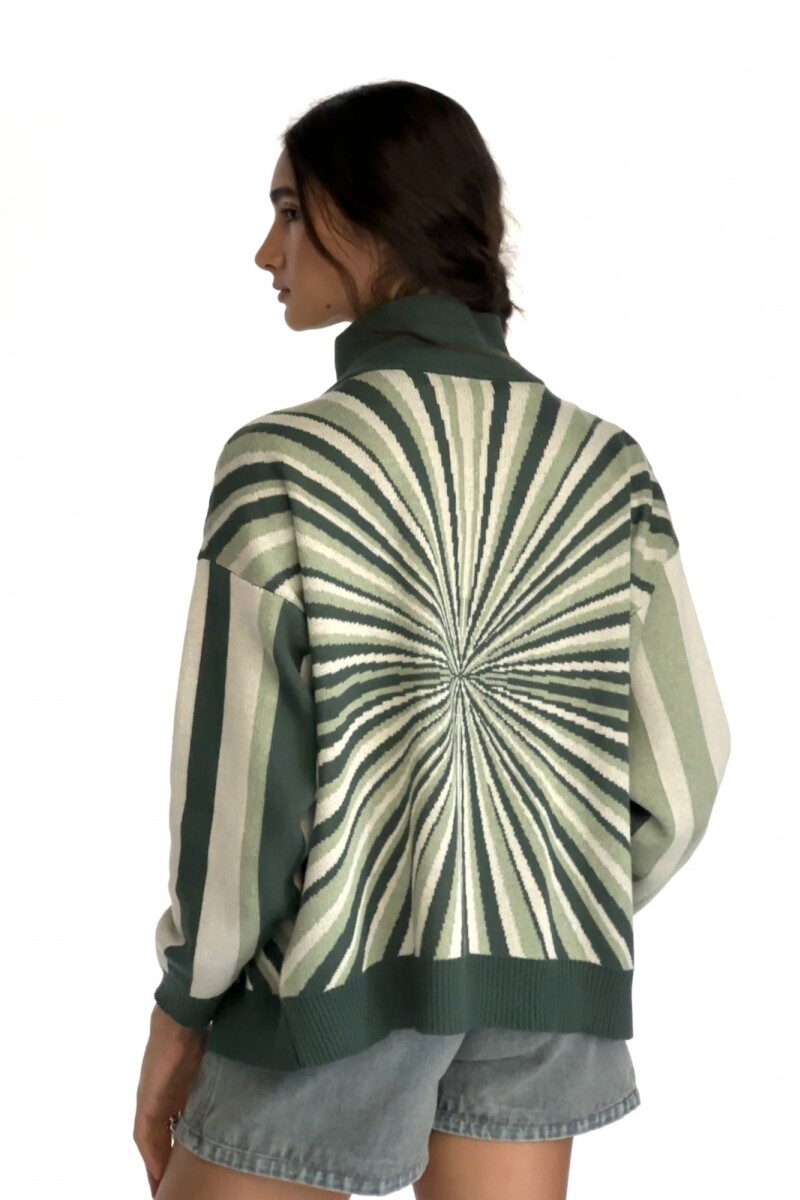 Campera Concentric Verde