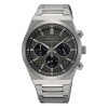 Relok Seiko SSB455P1 para hombre con correa de acero Plateado