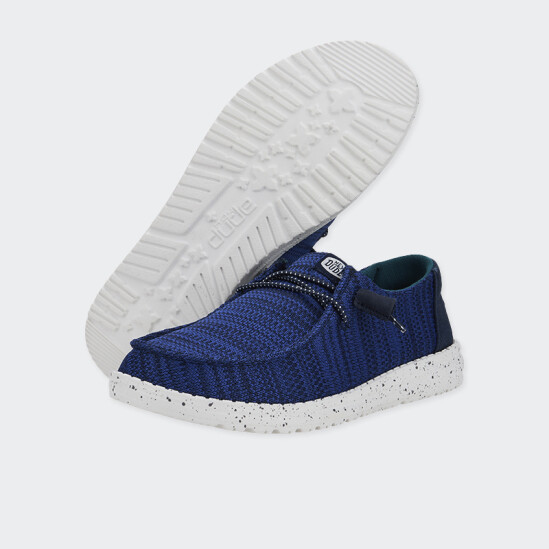 Calzado Hey Dude Wendy Sport Mesh Azul