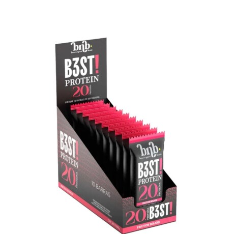 ¡OFERTA IMPERDIBLE! Barra Best Protein Caja X10 NB Frutos rojos
