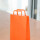 Bolsa lisa acuario 22x10x30 cm NARANJA