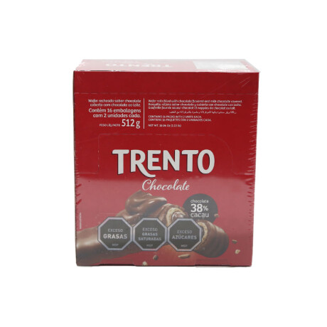 Barquillo TRENTO 512Grs 16Pcs Chocolate
