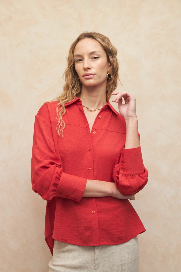 CAMISA MAILHOS Rojo