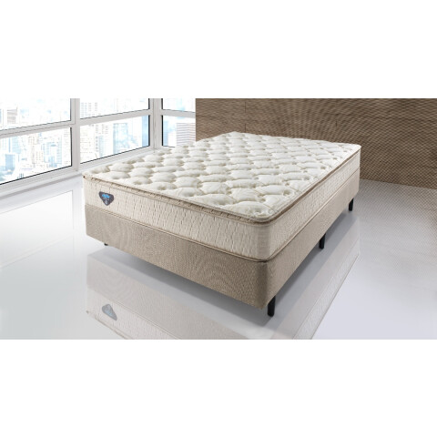 ECOFLEX- CONJUNTO SOMMIER 2 PLAZAS D60 C/PILLOW 138X188X025 ECOFLEX- CONJUNTO SOMMIER 2 PLAZAS D60 C/PILLOW 138X188X025