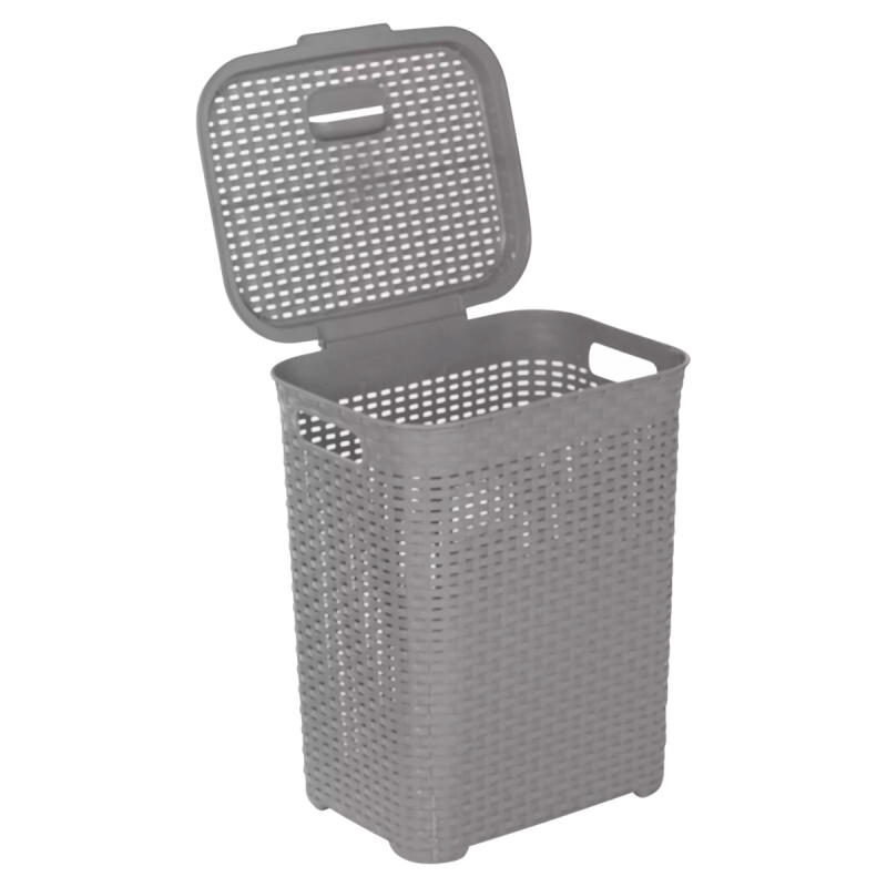 Cesto para ropa 45 lts GRIS