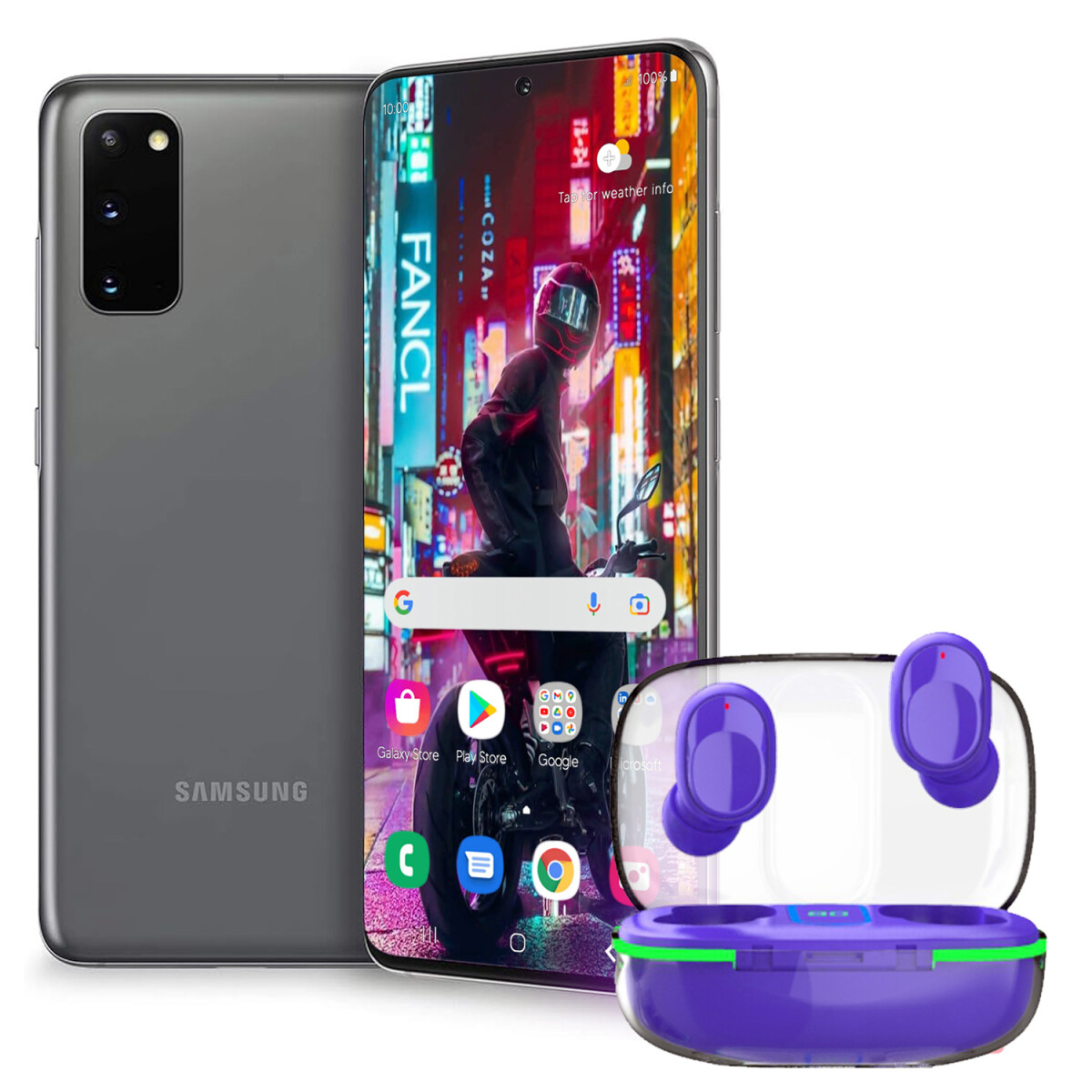 Samsung Galaxy S20 8gb Ram 128gb + Regalo - PK SAMSUNG S20 8/128 GRIS + REGALO 