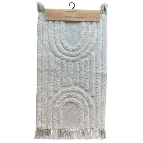 Alfombra Fleece C/Flecos 50X80Cm Semicirulos Alfombra Fleece C/Flecos 50X80Cm Semicirulos