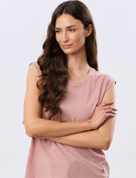 REMERA LISA DE ALGODÓN Rosado