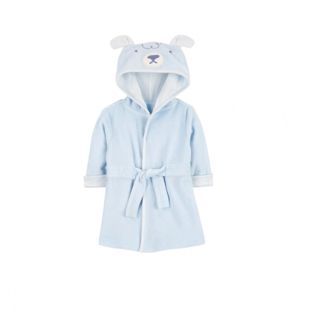 Bata toalla CARTERS celeste