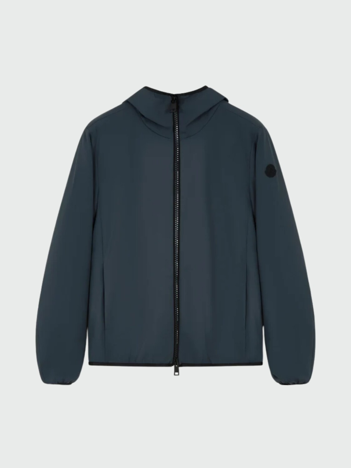 MONCLER - Campera corta con capucha Altair Gris