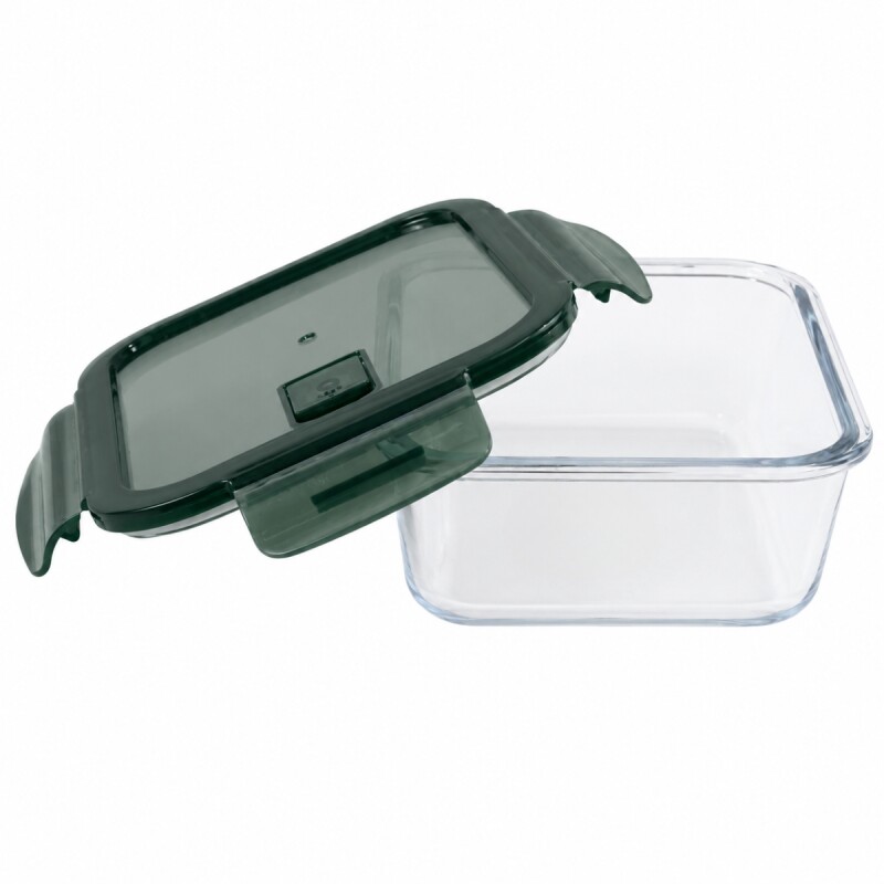 Pote hermético de vidrio 1040ml TRANSPARENTE