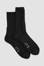 Pack x 2 medias de puño alto Negro