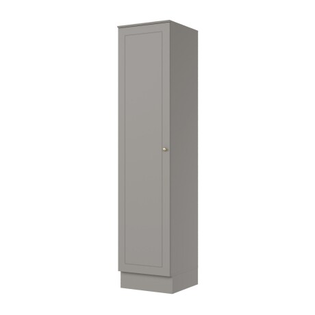 PANELERO TORRE 1 PUERTA ARMARIO MULTIUSO LÍNEA AMERICANA GRIS