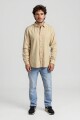 Camisa Galo Beige
