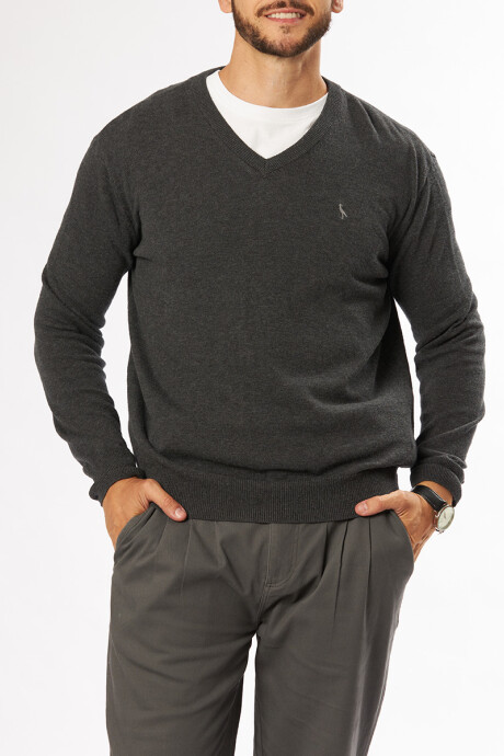 SWEATER ANIL POLANCO Gris Oscuro