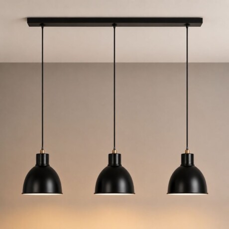 ARTEFACTO COLGANTE DECORATIVO ALPHA X3 Lámpara Colgante Alpha X3 - Negro