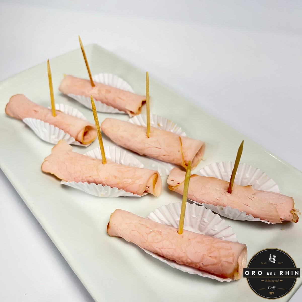 Arrolladitos Kassler con Espárragos x6 