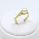 Anillo En Oro 18K Y Perla Anillo En Oro 18K Y Perla