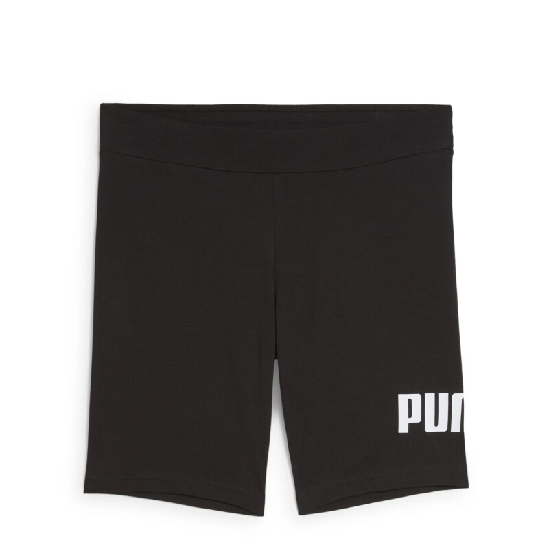 Short de Mujer Puma Small N°1 Logo Negro - Amarillo