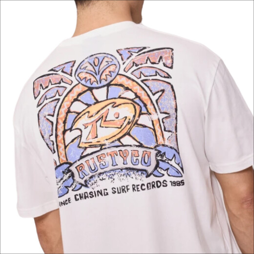 Remera Rusty Munke - Blanco Remera Rusty Munke - Blanco