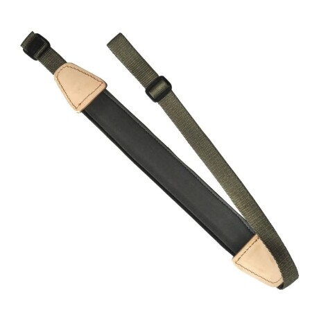 CORREA P/RIFLE 95X5cm C/MARRON CUERO/NEOPRENO.- CORREA P/RIFLE 95X5cm C/MARRON CUERO/NEOPRENO.-