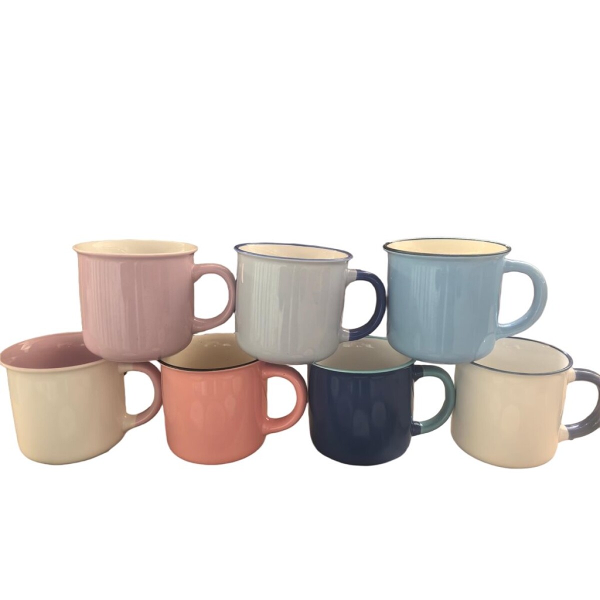 MUG RECTO 320 ML BICOLOR SURTIDO 