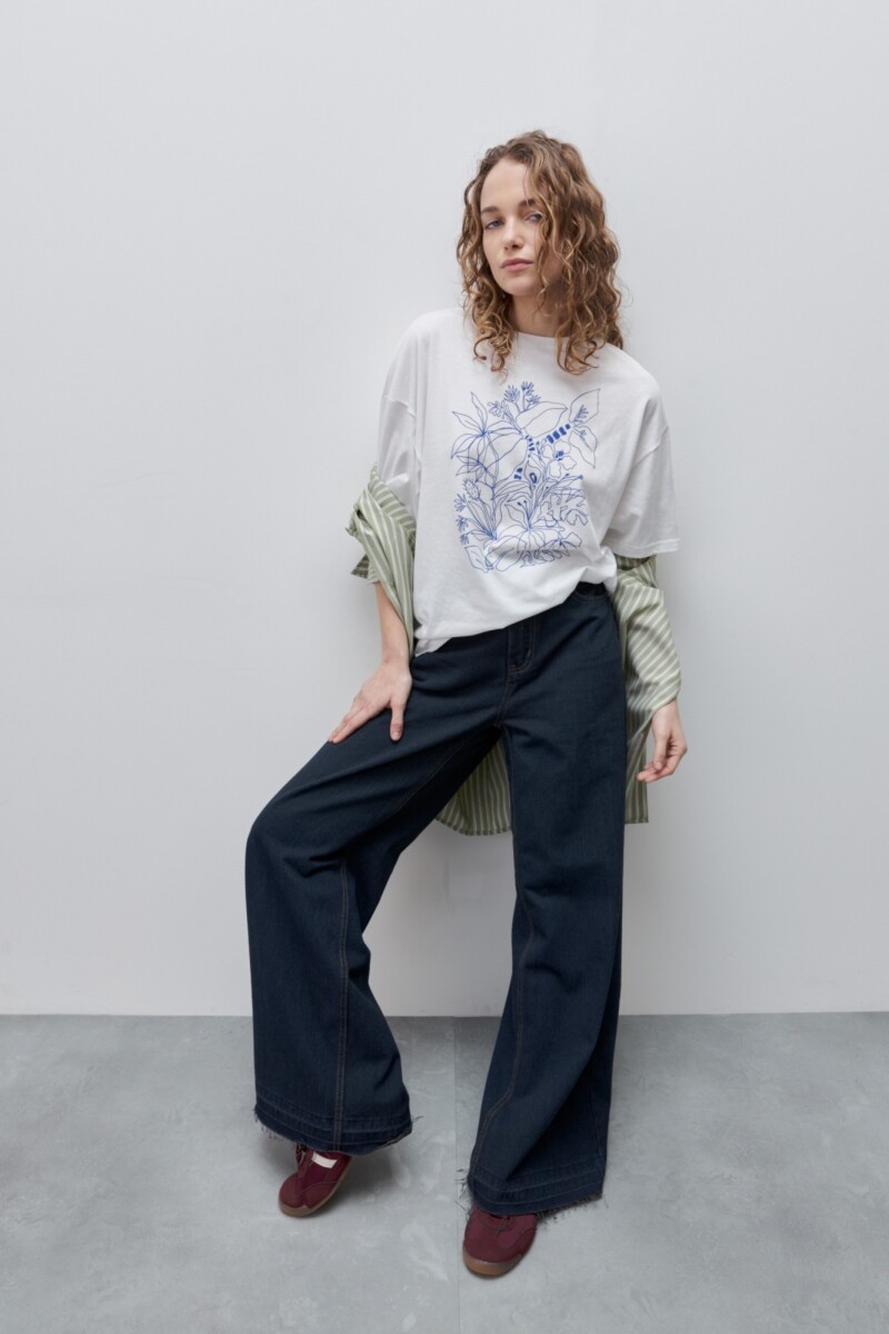 REMERA MECA Blanco