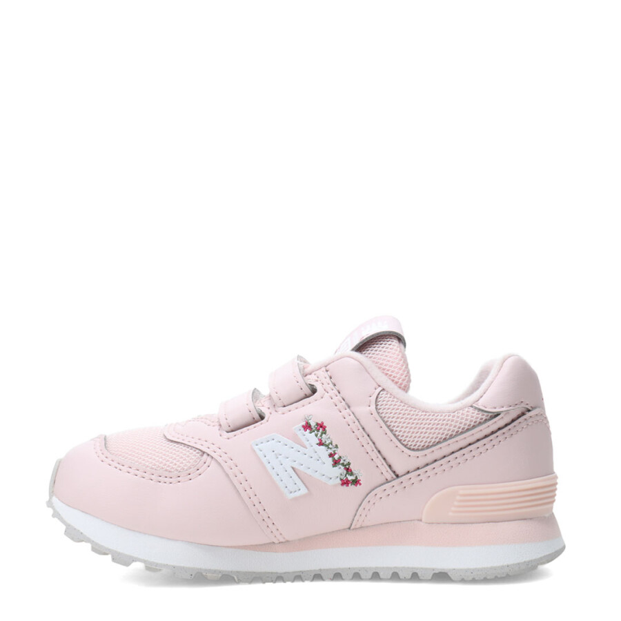 Championes de Niños New Balance 574 C/Velcro Rosado