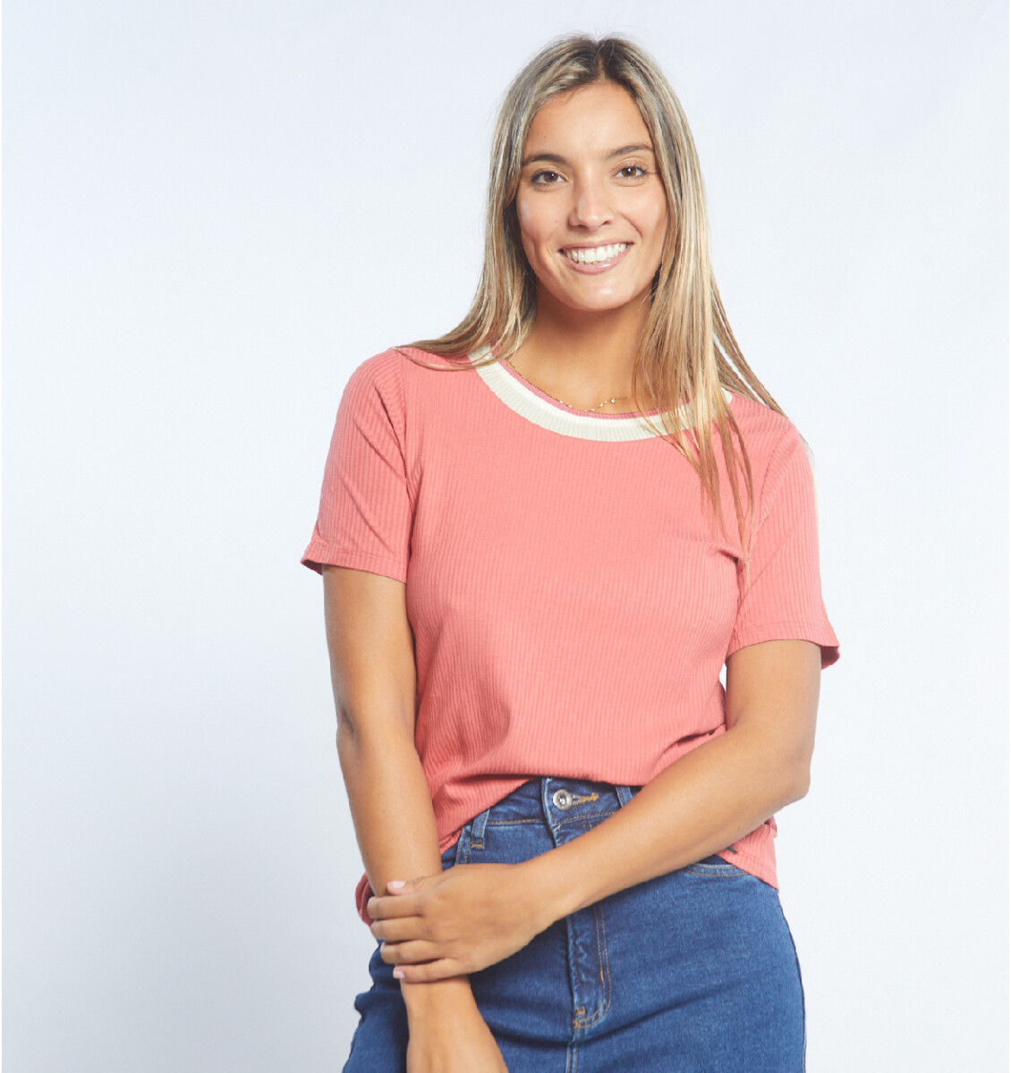 Remera Manga Corta Vini - Rosa 