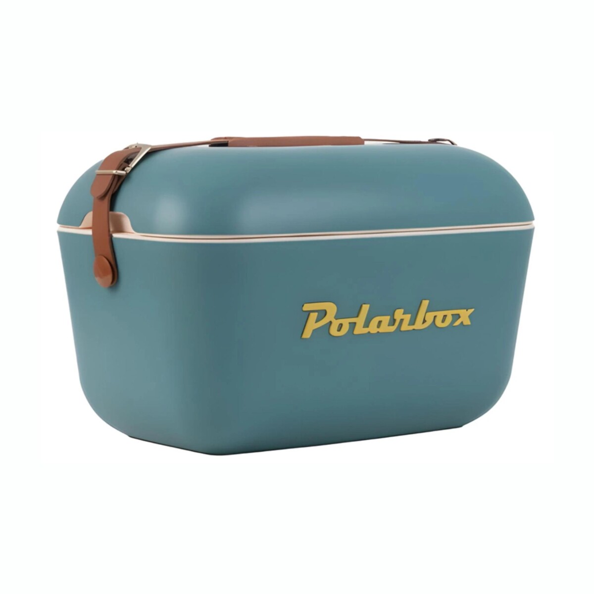 Conservadora POLARBOX Capacidad 20L Con Aislamiento Airpop Y Correa - Azul Marino Mostaza 