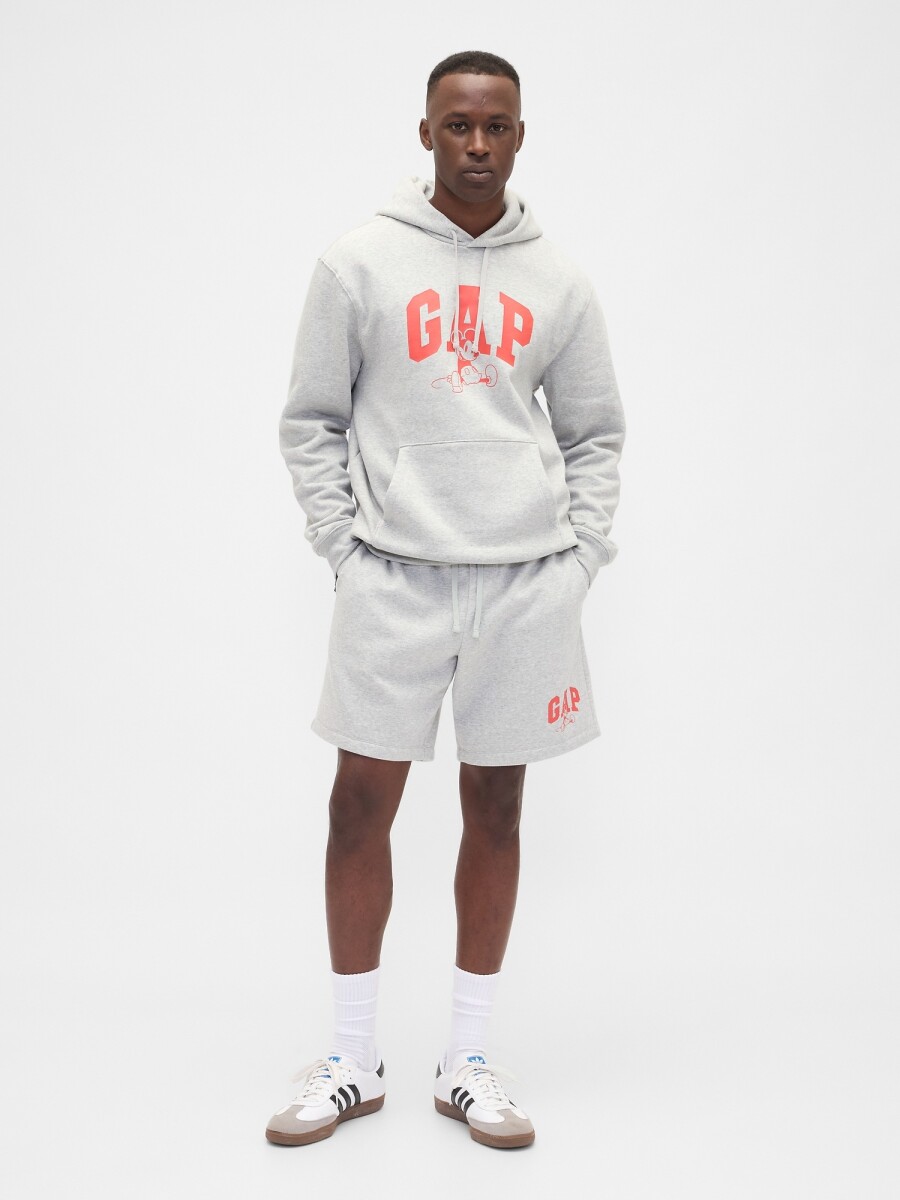 V-DIS DISNEY X GAP SHORT - HEATHER GREY 
