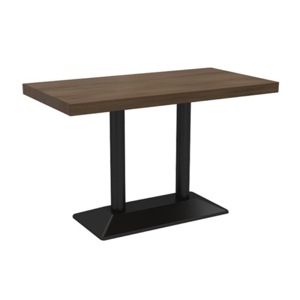 Mesa De Comedor Restó Mdf 120x60x75cm Marrón oscuro