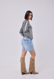 Remera Night Plateado