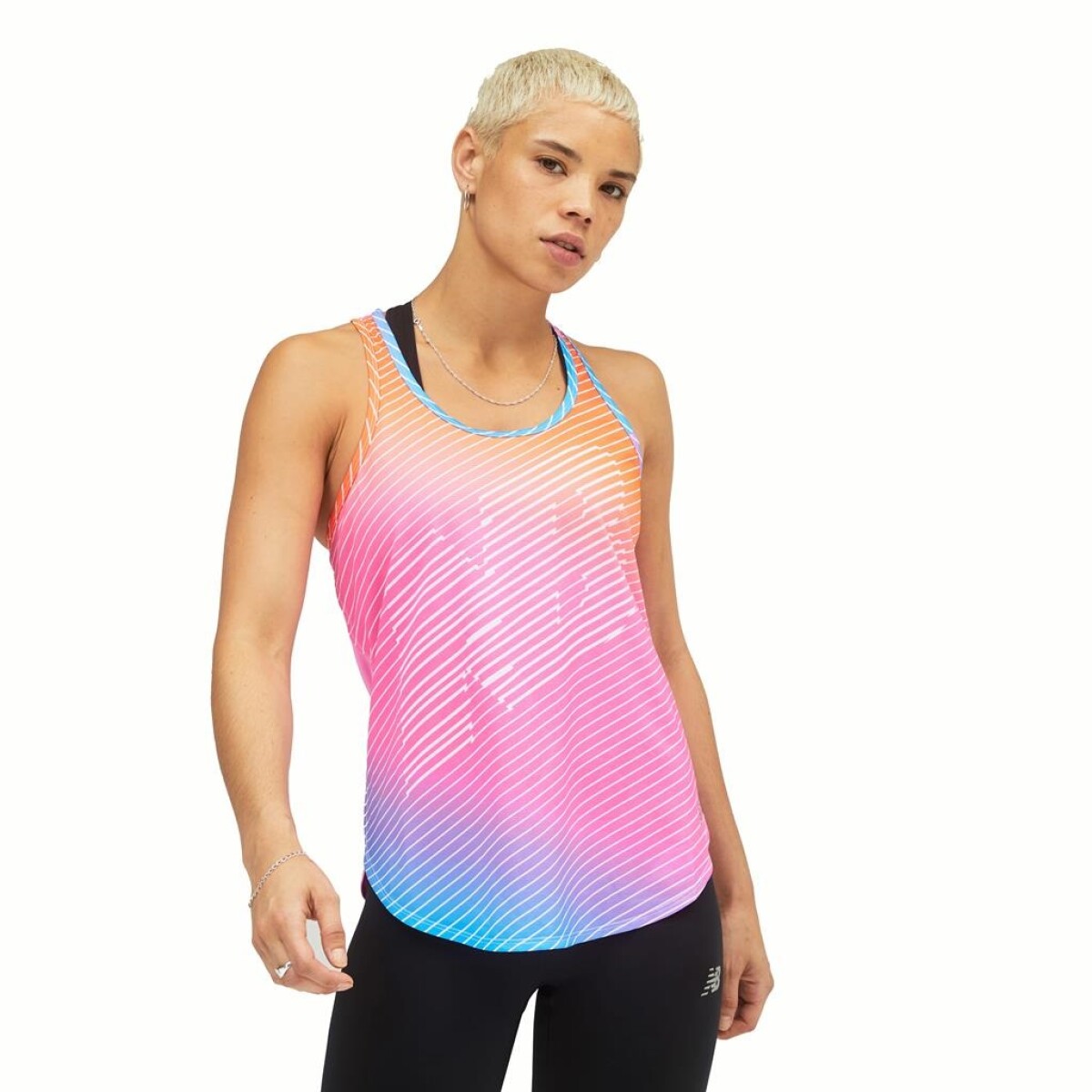 Musculosa New Balance de Dama -PRINTED ACCELERATE-WT11223MPT - PRINT/PATTERN/MISC 