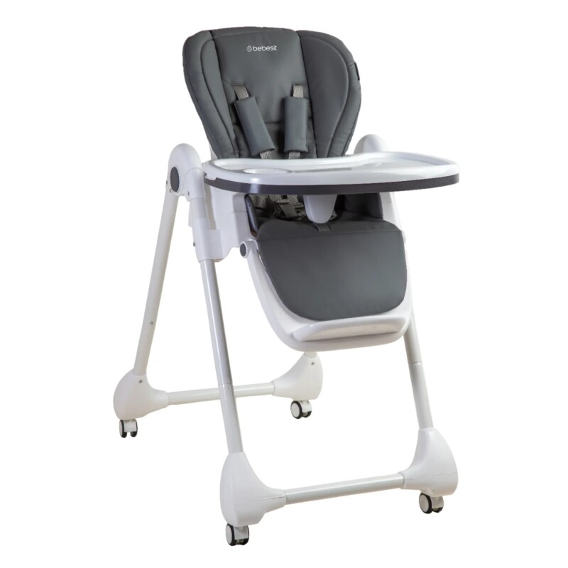 Silla de Comer EasyFeed Bebesit GRIS Silla de Comer EasyFeed Bebesit GRIS