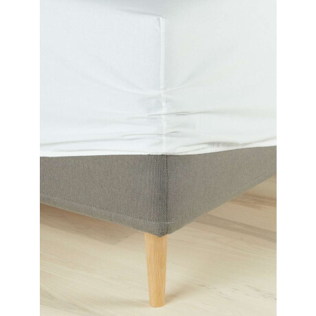Sabana Bajera Ajustable Dagny 90X200X35 Blanco