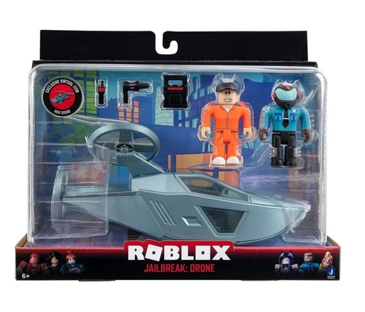 Roblox Set Vehículo Del Futuro Con Personajes 