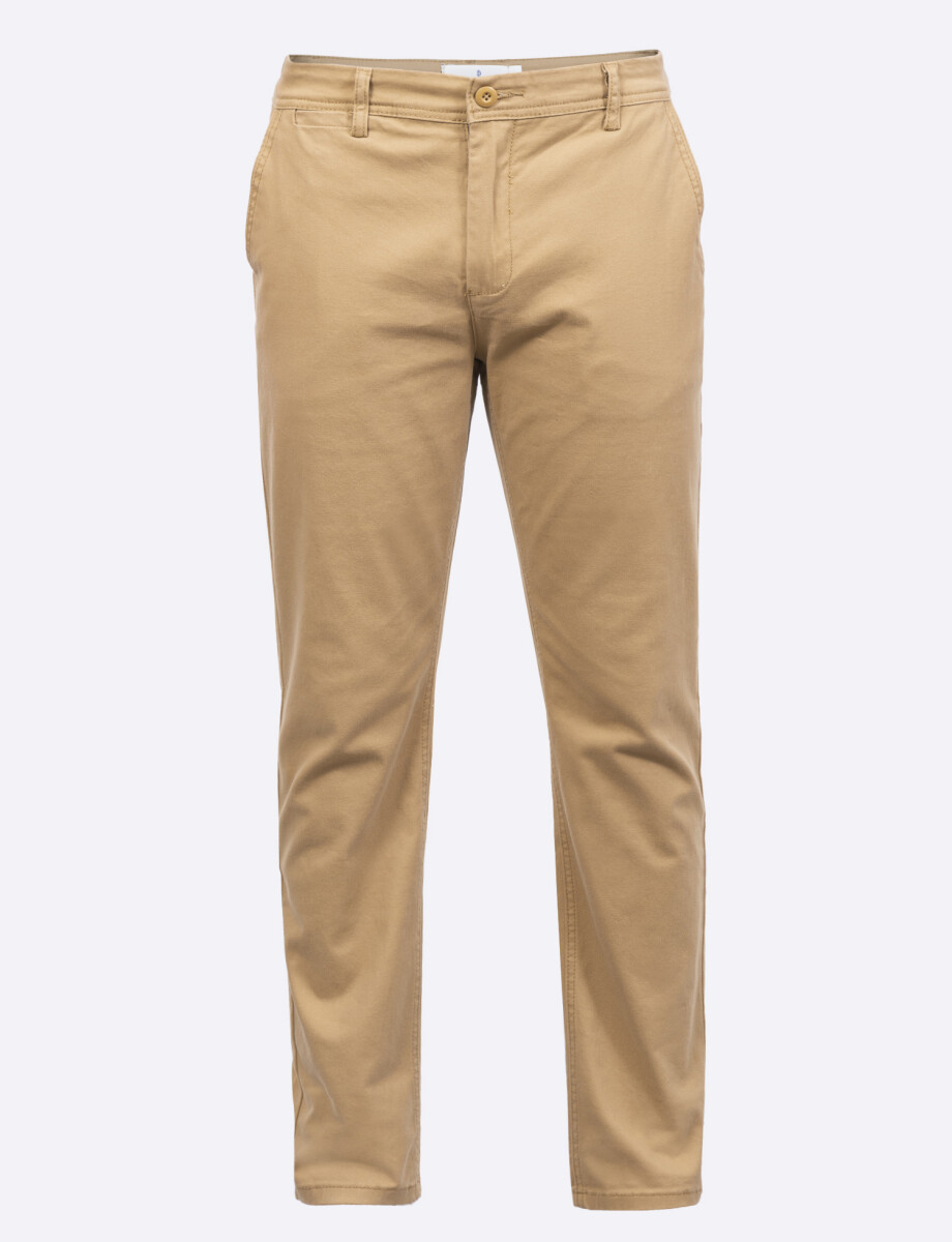 Pantalon chino beige