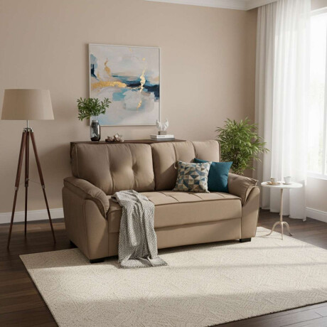 Sillon 2 Cuerpos Montana veludo Beige Oscuro