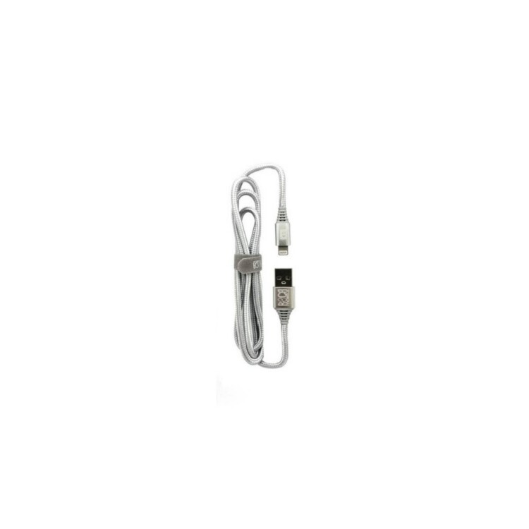 CABLE LIGHTNING ROCA REFORZADO 2.1A Sin color