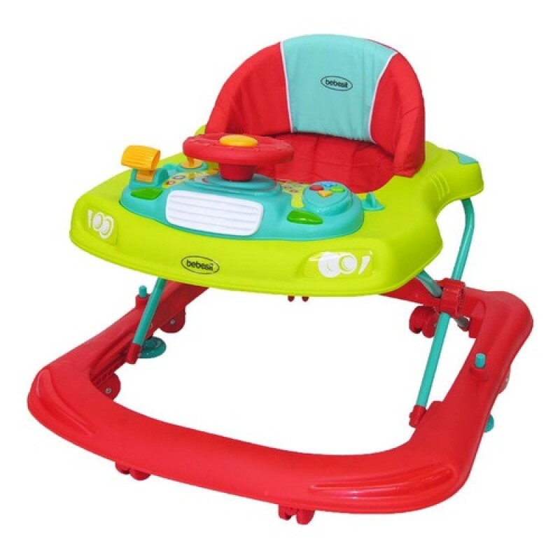 Andador ajustable Bebesit Runner con juegos Verde