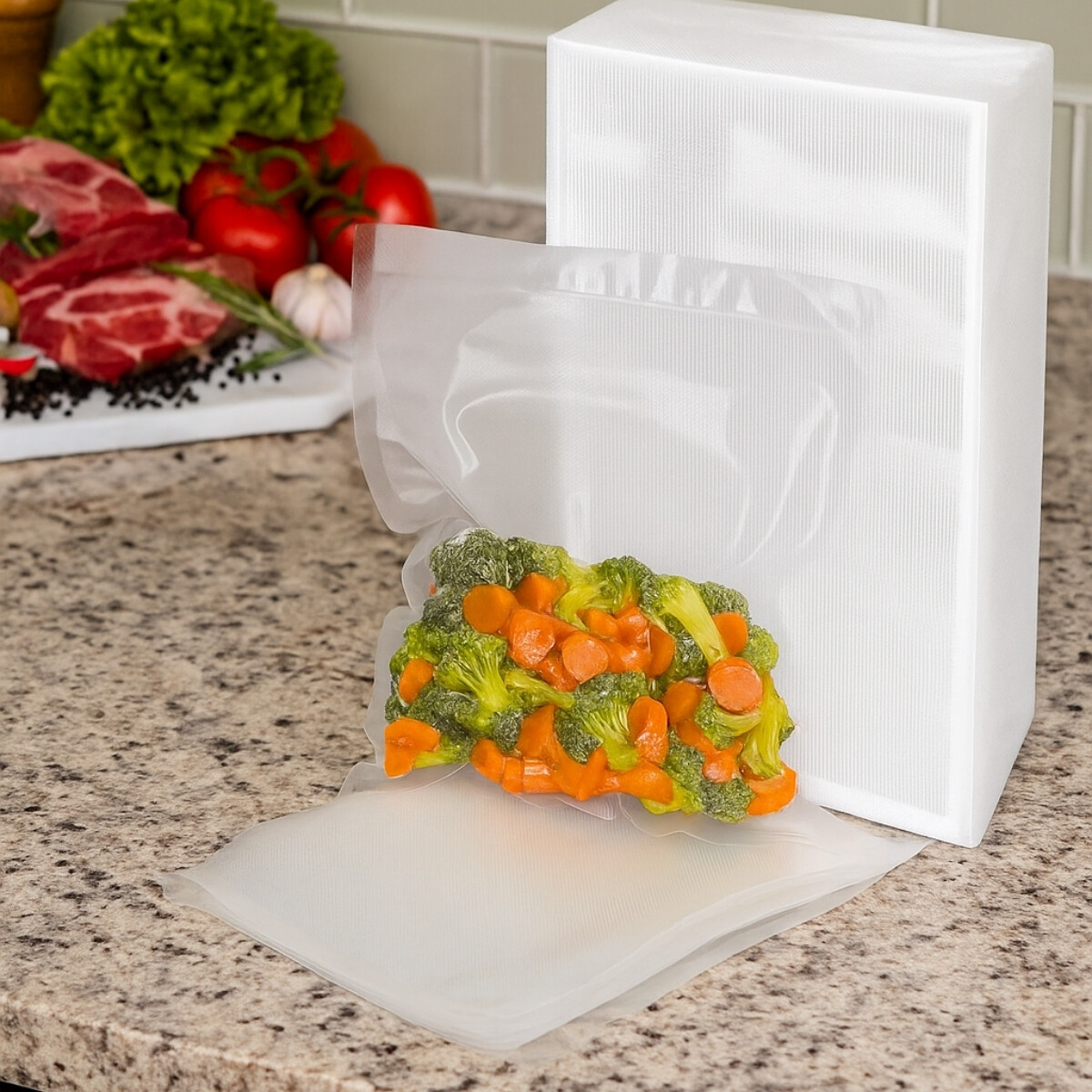 Bolsas de vacío x 100 unds 20 x 30 cm 