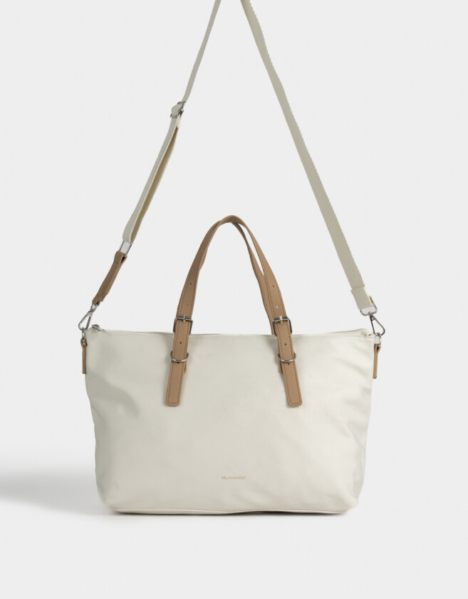 Mochilas Special Price Cartera Shopper Special Price - Blanco Crudo
